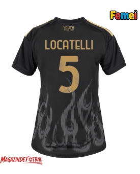 Juventus Manuel Locatelli #5 Tricou Fotbal Replică 2026-27 Femei Treilea Juventus Manuel Locatelli #5 Tricou Fotbal Replică 2026-27 Femei Treilea
